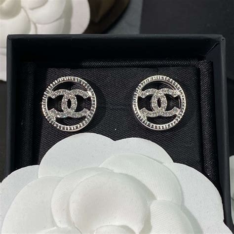 dripping chanel earrings|chanel double c earrings.